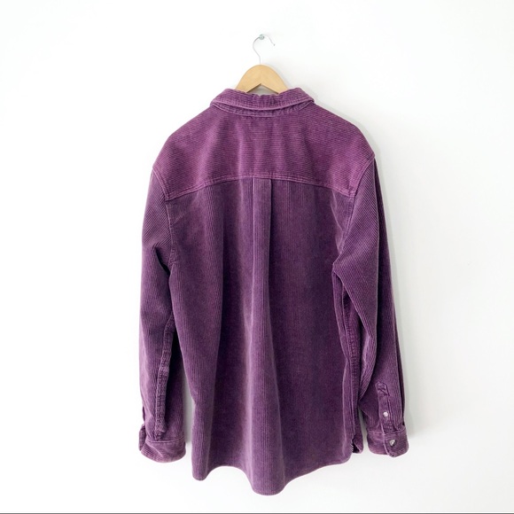 SOLD Urban Outfitters Purple Corduroy Shirt Jacket - Picture 3 of 6